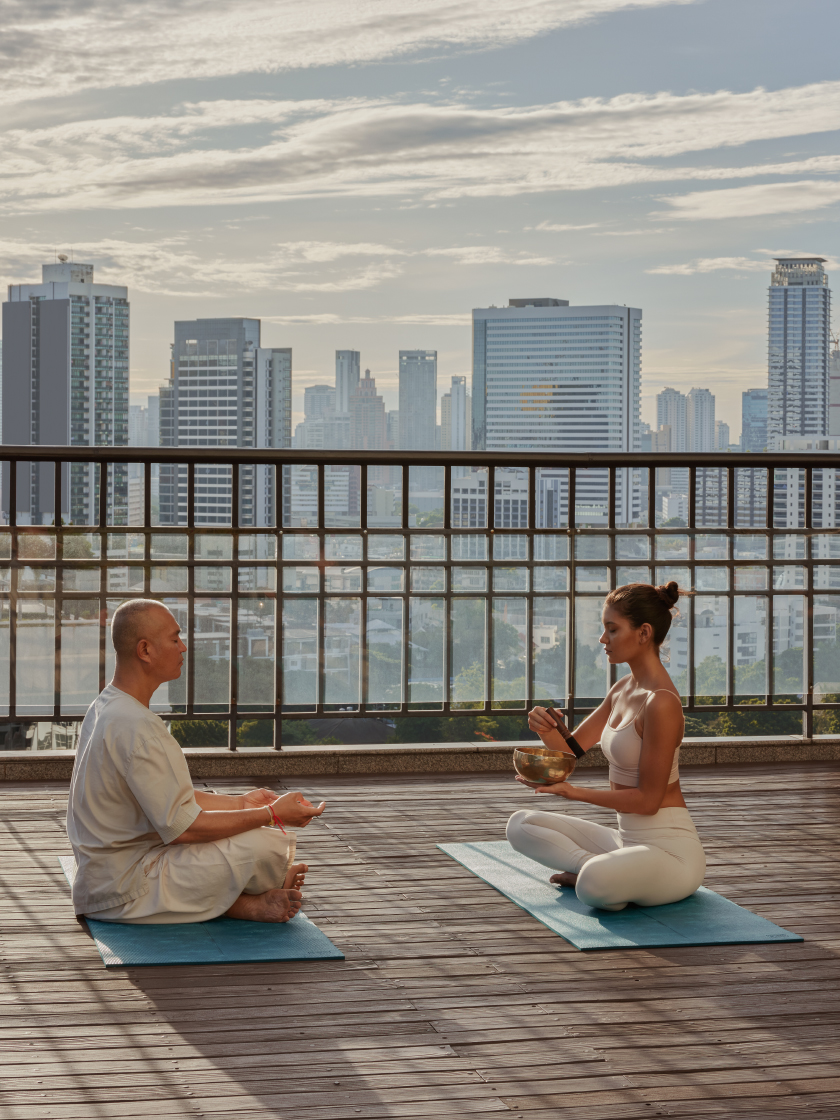 Banyan Tree Spa Bangkok Singing Bowls